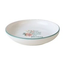 Keramika Çiçek Motto Çukur Tabak 22 Cm Çok Renkli