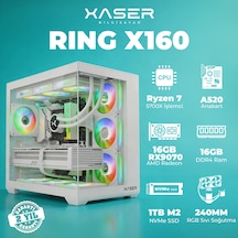Xaser Ring X160 R-7 5700x 16 GB  1 TB M.2 Nvme  SSD 16 GB RX9070 Free Dos Masaüstü Oyuncu Bilgisayarı