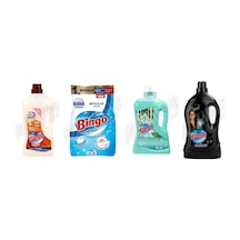 Bingo Ahşap Tem. 1 L + Beyazlar İçin Toz 8 Kg + Yüzey Tem. Fresh 2.5 Lt + Siyahlar İçin Sıvı Det. 4l 4'lü Set 2'li Set
