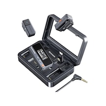 Saramonic Air Kablosuz Yaka Mikrofonu, Usb-c, 48khz/24bit, 90db Snr,Apple Uyumlu iPhone15/16 Serisi İçin Mikrofonlu Cep Telefonu, Şarj Kutusu Ve Uygulama Kontrolü İle, 300 M Menzil, Vlog İçin Mini Klipsli Mikrofon