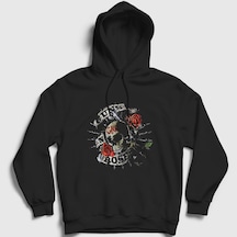 Presmono Unisex Gnr Guns N' Roses Kapüşonlu Sweatshirt Siyah