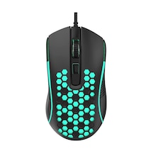 Aula S11 3600dpı Rgb Optik Oyuncu Mouse, Siyah