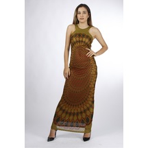 Favori Tekstil Elbise Yeşil