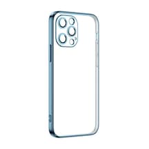 Zore İphone 12 Pro Max Uyumlu Nvth Krep Kılıf-mavi