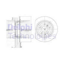 DELPHI BG2431 FREN DİSKİ ÇİFTLİ PAKET BMW 518-520-524-525-530-535