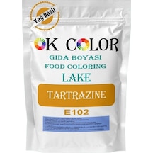 Ok Color Lake Tartrazine E102 Sarıyağ Bazlı Toz Gıda Boyası 1 KG