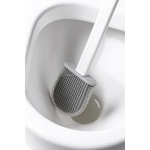 Yapıştırılabilir Tuvalet Fırçası, Silikon Klozet Temizleme Seti, Duvar Tipi Askılı, Kompakt Tasarım, Koku Önleyici, Esnek Uçlu, Hijyenik Banyo Fırçası Çok renkli