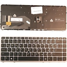 HP Uyumlu 736654-001 Notebook Klavye Gri Çerçeveli Işıklı Trackpoint