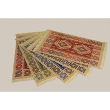"çift Taraflı Kullanılabilir, Makinede Yıkanabilir,modern Desenli Kilim 11 Farklı Ebat" Kahverenk Kahverengi