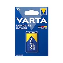 Varta Longlife Power 9v Alkalin Pil 6lr61 Tekli Blister