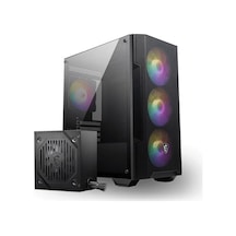 Msı Mag Forge M100a D60 600w 80+ Akrilik Yan Panel 3x120mm 1x120mm Argb Bronze Matx Gamıng Kasa