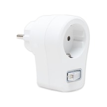 Powermaster 16816 Tekli Anahtarlı Akım Korumalı Priz Beyaz
