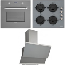 Silverline Gri Ankastre Set BO6181S02 - CS5335S01 - 3420 Gri