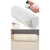 SimpleThePillow Çok Amaçlı Sert Silindir Yastık Sünger Egzersiz Yastığı