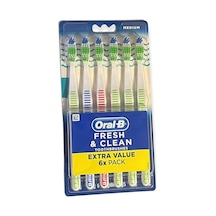 Oral-b Fresh And Clean Diş Fırçası Asorti Orta 6'lı