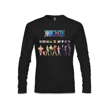 One Piece Siyah Erkek Sweatshirt