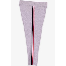Breeze Kız Bebek Tayt Yanları Şeritli Gri (2 Yaş) Gri