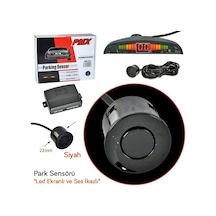 Park Sensörü Led Ekranlı Ve Ses Ikazlı 22 Mm Siyah 2910
