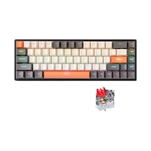 68 Tuşlu Mekanik Klavye 68 Tuş Düzeni Fn Kısayolu Tam Gölgelenme Önleyici Renkli Arka Aydınlatma Çok