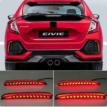 Honda Civic Fc5 Typer Animasyonlu Arka Sis
