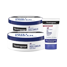 Neutrogena Hızlı Emilen Bakım Kremi X2 Adet + El Kremi Parfümlü 50 Ml