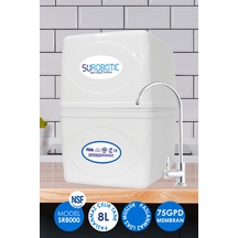 Su Arıtma Cihazı 80 Gpd Membranlı 6 Filtreli Çelik Tanklı Cihaz