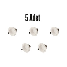 Ct-5260 Başak 8w Spot 5 Adet Beyaz - Günışığı - Sarı Işık