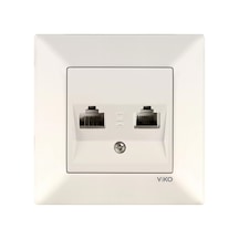 Viko Meridian Krem Data Ve Nümeris Cat6 Ve Cat3
