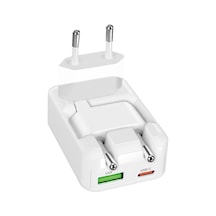Tr Katlanabilir Fişli Şarj Cihazı 65w