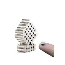 50 Adet Yuvarlak Neodyum Mıknatıs, 6x3 Mm Boyut, Güçlü Çekim