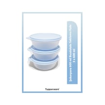 Saklama Kabı 630 Ml 3 Lü Set Şeffaf Açık Mavi