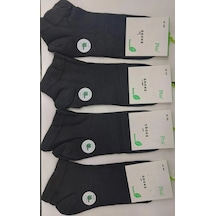 Erkek Bambu Patik Çorap / 12 Adet Siyah