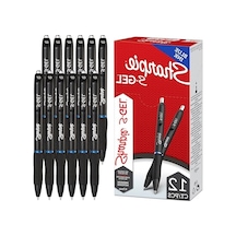 Orta Uçlu Jel Kalem, 0,7 Mm Mavi Mürekkep, 12 Adet Set 165-Koyu Yeşil