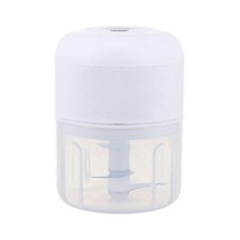 1 Set Elektrikli Sarımsak Ezici Zencefil Dilimleyici Kablosuz Sarımsak Kesme Aleti 250mlbeyaz Siyah