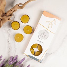 Balmumu Mum Tealight Mum Çok Renkli