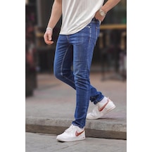 Madmext Mavi Slim Fit Erkek Jean 6863-mavi Mavi