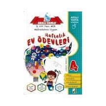 4.Sınıf Haftalık Ev Ödevleri - Damla Yayınevi