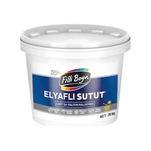 Elyaflı Sutut Uv Korumalı Likit Su Yalıtım Malzemesi Beyaz 20 L