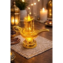 Gold Lambalı Pilli Led Işık, Askılı Fener Süsü Sarı Işıklar Peri Işıkları Aydınlatmalı Şerit Led Ramazan Süsü Led Işık .
