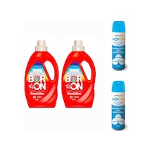 Doğal Sıvı Çamaşır Deterjanı Boron Renkliler İçin 26 2 Yıkama+ Bortam Dezenfektan 500 Ml 2 Adet 02058447