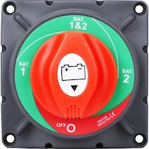 AKÜ DEVRE KESİCİ ŞALTERİ 350A 3P 12-48V 1+2 ÇİFT DEVRELİ 2 KADEME