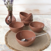 Kahverengi Bella Kase 14 Cm 6 Adet 605 Çok Renkli