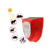 Sones N911m Güneş Enerjili Hayvan Kovucu Dış Mekan Ses Ve Işık Alarmı, Özellikler: İndüksiyonlu