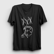 Presmono Unisex Neon Xxxtentacion T-shirt Siyah