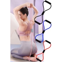 Mucit Home Pilates Direnç Lastiği İpi Vücut Şekillendirici Kelebek Direnç Lastiği Güç Lastiği 1 Adet Renkli