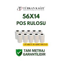 Beko 56x14 50 Adet Pos Rulosu - Termal Rulo - Beko Pos Rulosu