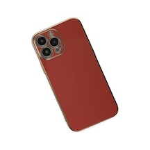 Apple iPhone Uyumlu - 14 Pro Kılıf Volet Silikon - Kırmızı