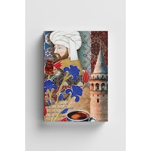 Kolaj Serisi 46 Fatih İn Rüyası Bullet Journal A5 Noktalı Defter Çok Renkli