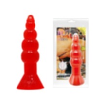 Truva Shop Butt Riders 17 Cm Boğumlu Silikon Vantuzlu Anal Plug Dildo Tıkaç