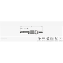 Mga 10103 Kızdırma Bujisi 11v R 11 R19 R21 1.6 1.9 D 1345518080
